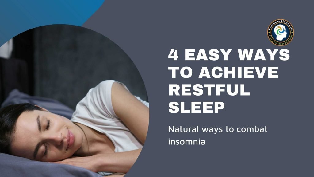 woman sleeping better and curing insomnia with hypnosis NYC sessions